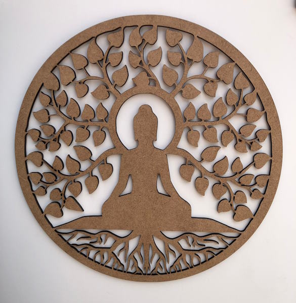 Retablo Camper Buda Arbol de la Vida 31 cm
